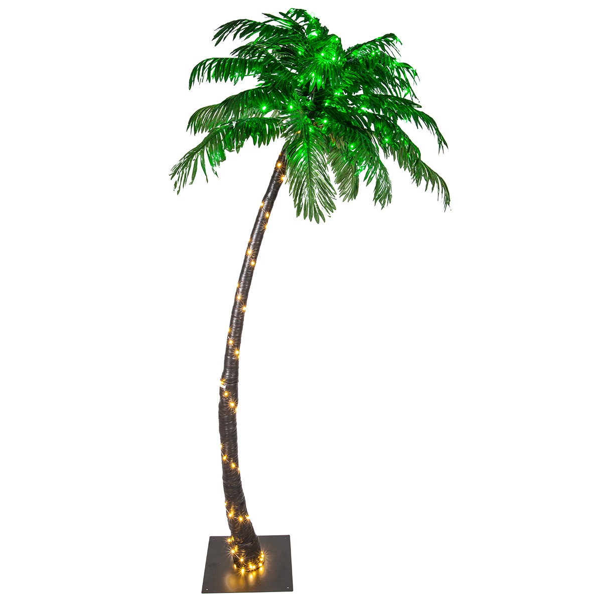 Commercial Outdoor Lighted Palm Trees Prelit Led 56 Light Palm Tree Commercial Outdoor Lighted Trees